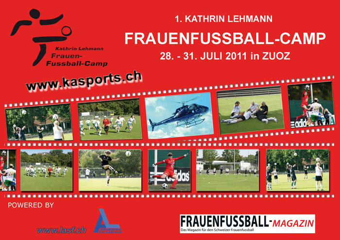 Flyer Frauenfussballcamp